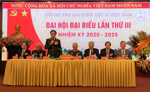 Đại hội đại biểu Hội Hỗ trợ gia đình liệt sĩ Việt Nam lần thứ III, nhiệm kỳ 2020-2025